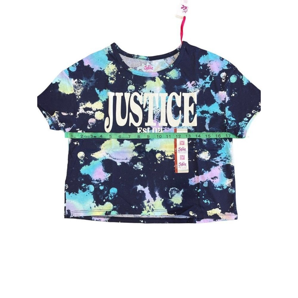 Justice Girls Everyday Faves Short Sleeve Graphic T-Shirt Size M (10) NWT - Picture 3 of 4
